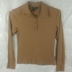 Lauren Ralph Lauren ribbed long sleeve sweater
